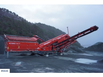 Zeefinstallatie terex Finlay