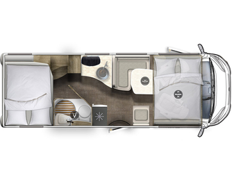 Nieuw Integraal camper EURAMOBIL Integra 760 QF Mondial Plus Paket: afbeelding 1