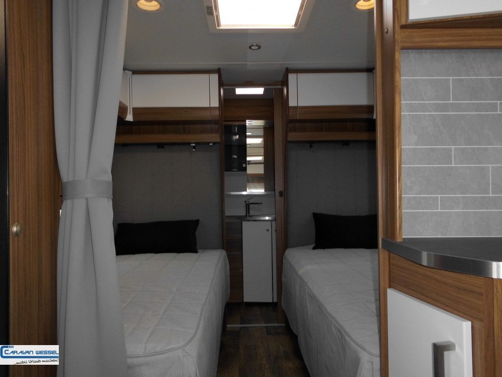 Nieuw Caravan Polar 620 BSA Original Heckbad Einzelbetten Modell 23: afbeelding 19