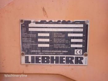 Mobiele graafmachine LIEBHERR A 316