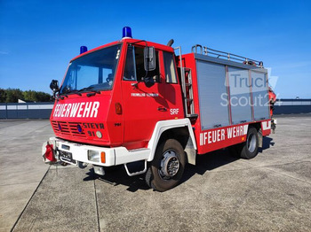  - STEYR 791 4x4 Feuerwehr Kran, Seilwinde & Lichtmast - Brandweerwagen