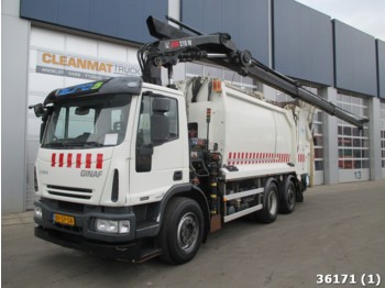 Ginaf C 3128 Euro 5 Hiab 21 ton/meter Kran - Vuilniswagen