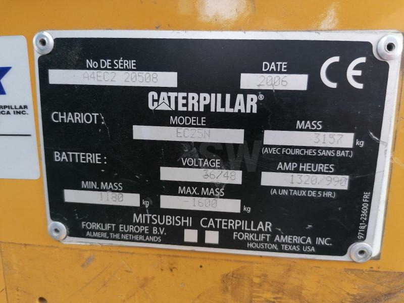 Elektrische heftruck Caterpillar EC25N: afbeelding 16