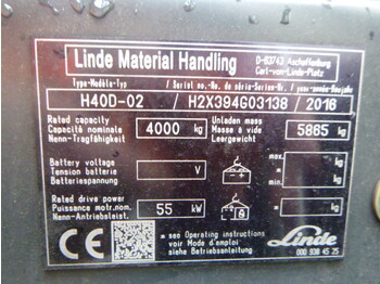 Linde H-40-D-02 - Diesel heftruck: afbeelding 3