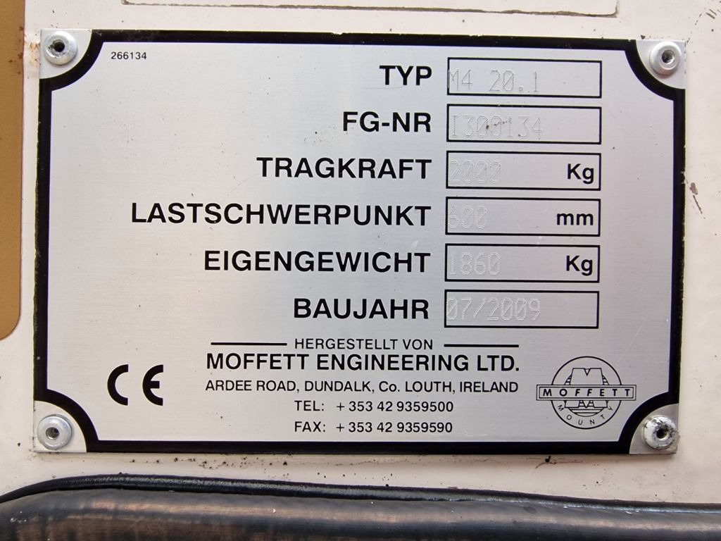 Meeneemheftruck Moffett M4 20.1 Mitnahmestapler / 2009: afbeelding 17