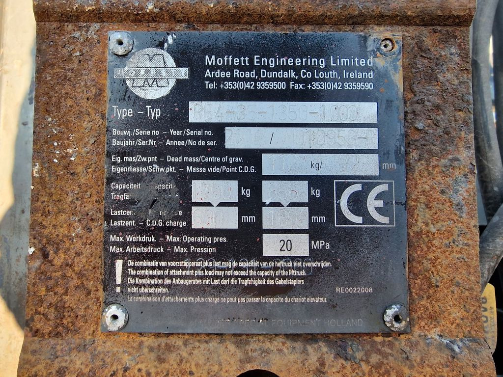 Meeneemheftruck Moffett M4 20.1 Mitnahmestapler / 2009 / Teleskopgabeln: afbeelding 21