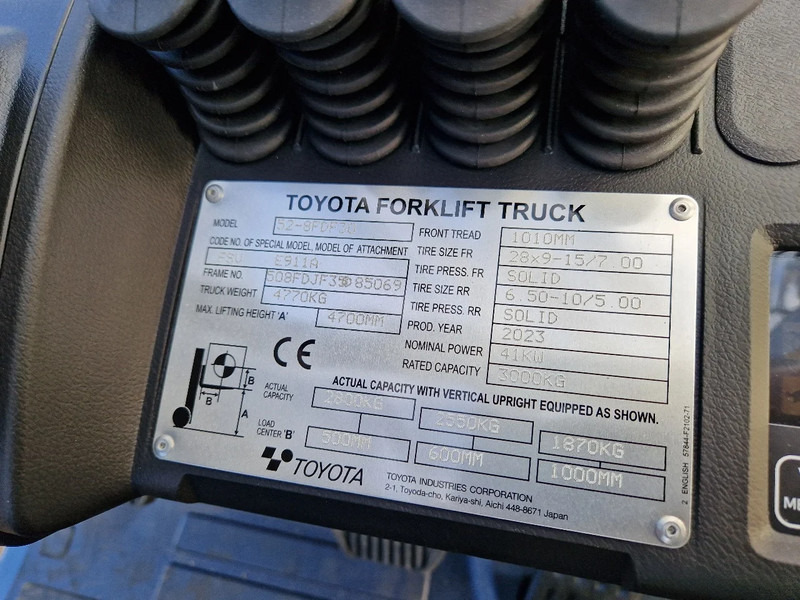 Diesel heftruck Toyota Tonero 30 52-8FDF30: afbeelding 8