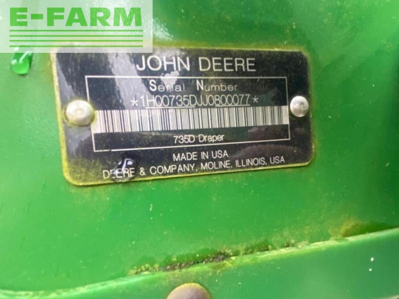 Graanmaaibord John Deere 735d (10,66m): afbeelding 13
