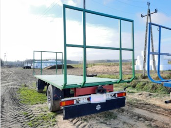 Schmitz AFW 18 ton - Platte landbouwwagen