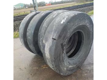  Unused 14.00-24 Tyres to suit Pneumatic Roller (Bomag, CAT, Dynapac, Hamm, Ammann) - Band