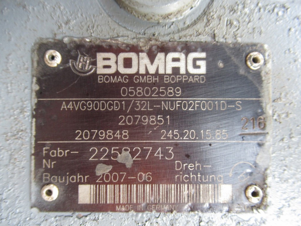 Hydraulische pomp voor Bouwmachine Bomag A4VG90DGD1/32L-NUF02F001D-S -: afbeelding 4