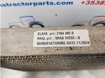 Claas Arion 530, 500, 600 Series 640 Fuel Cooler Radiator 0021644820, 2164482 - Vooras: afbeelding 4