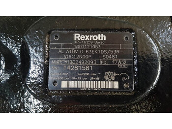 Nieuw Hydraulica JLG 3006-Rexroth AL A10VO63EK1DS/53R-Load sensing pump: afbeelding 3
