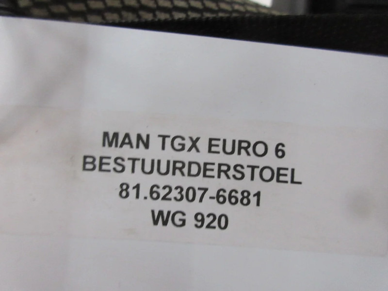 Zitplaats voor Vrachtwagen MAN 81.62307-6681//81.62307-6632 STOELEN SET TGX EURO 6: afbeelding 9