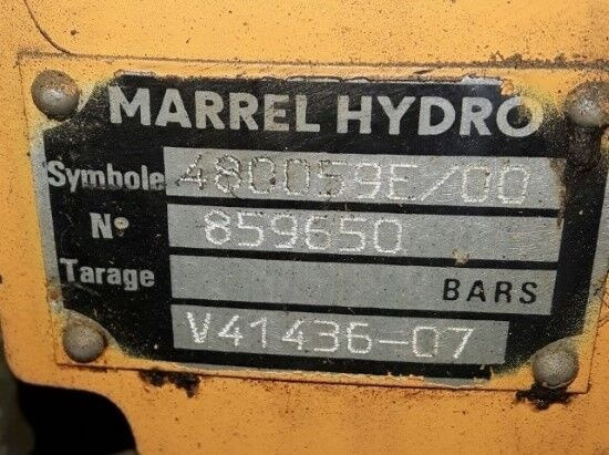 Hydraulische klep Marrel  for hydraulic breaker: afbeelding 3