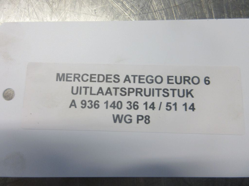 Uitlaatspruitstuk voor Vrachtwagen Mercedes-Benz A 936 140 36 14 / 51 14 UITLAATSPRUITSTUK OM936LA EURO 6: afbeelding 4