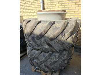 Michelin 600/65R28 m. 6 låse  - Complete wiel voor Landbouwmachine: afbeelding 1