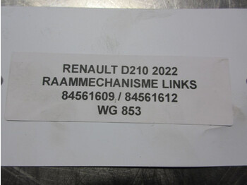 Carrosserie en exterieur voor Vrachtwagen Renault D210 84561609 / 84561612 RAAMMECHANISME LINKS EURO 6 2022: afbeelding 3
