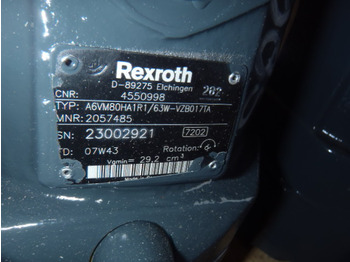 Hydromotor voor Bouwmachine Rexroth A6VM80HA1R1/63W-VZB017TA -: afbeelding 3