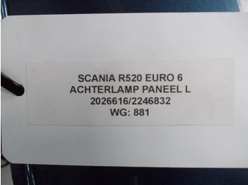 Scania R520 2026616/2246832 ACHTERLICHTPANEEL L EURO 6 - Achterlicht voor Vrachtwagen: afbeelding 3