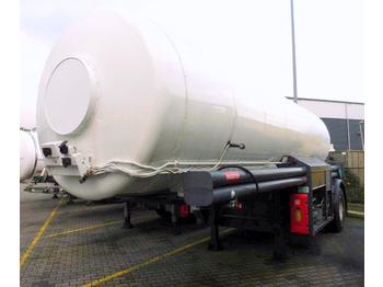 Tankoplegger voor het vervoer van gas BURG CO2, Carbon dioxide, gas, uglekislota: afbeelding 1