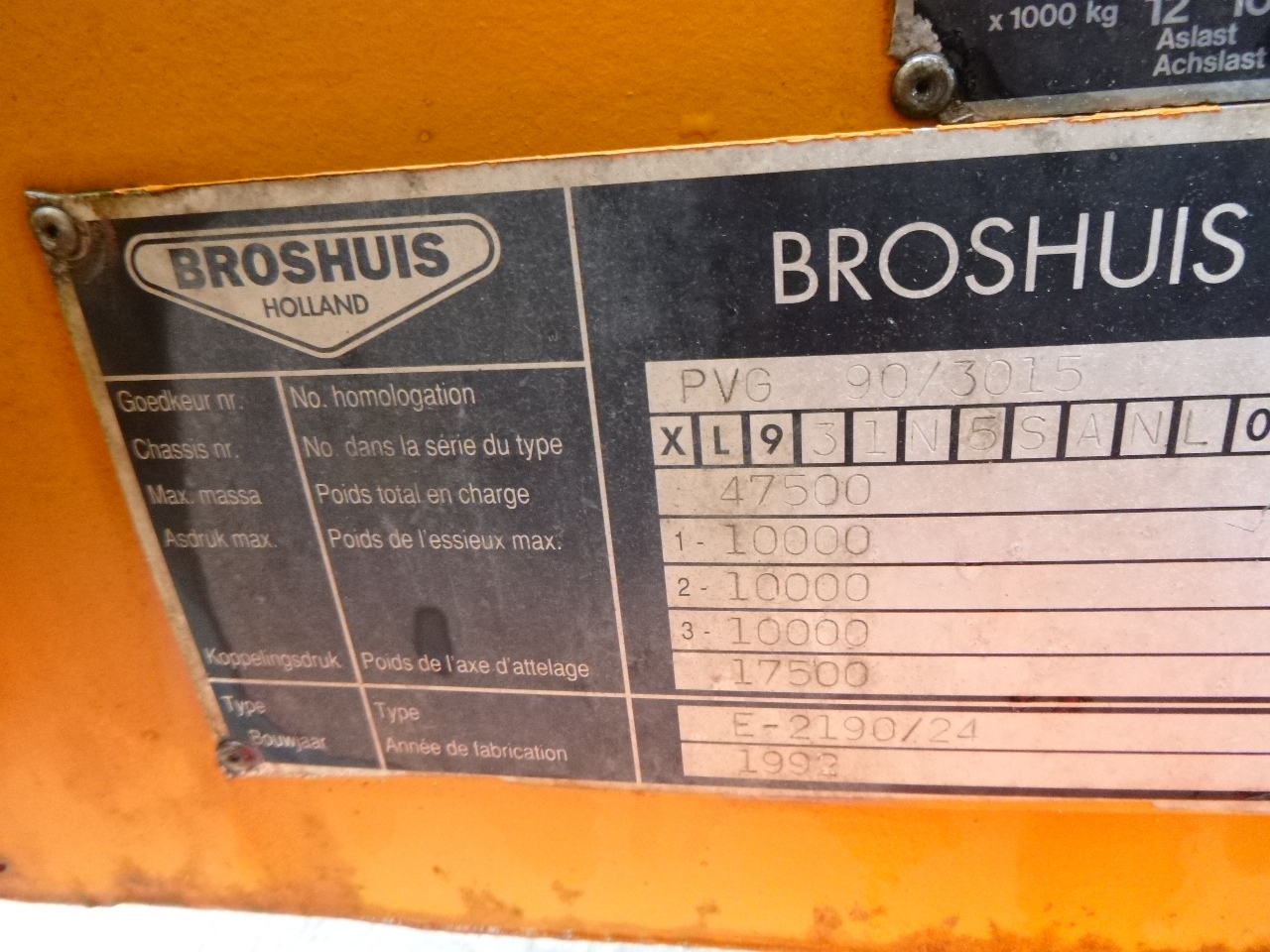 Dieplader oplegger Broshuis 3-axle semi-lowbed trailer E-2190-24 / 47.5 T ext. 15.2m: afbeelding 27