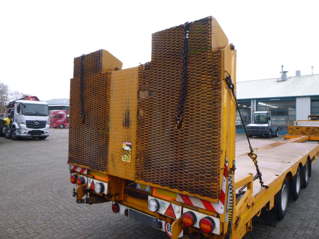 Dieplader oplegger Broshuis 3-axle semi-lowbed trailer E-2190-24 / 47.5 T ext. 15.2m: afbeelding 15
