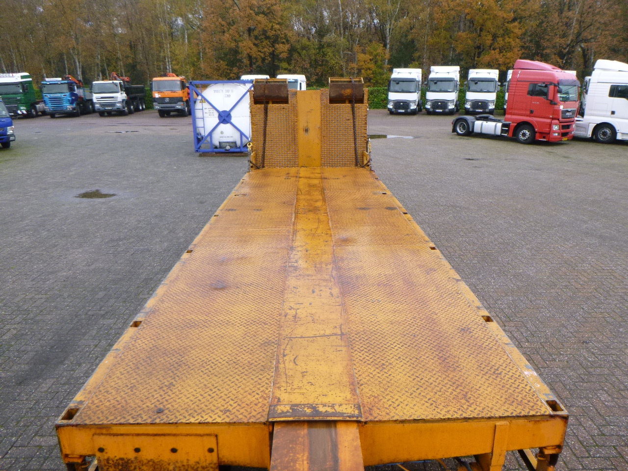 Dieplader oplegger Broshuis 3-axle semi-lowbed trailer E-2190-24 / 47.5 T ext. 15.2m: afbeelding 19