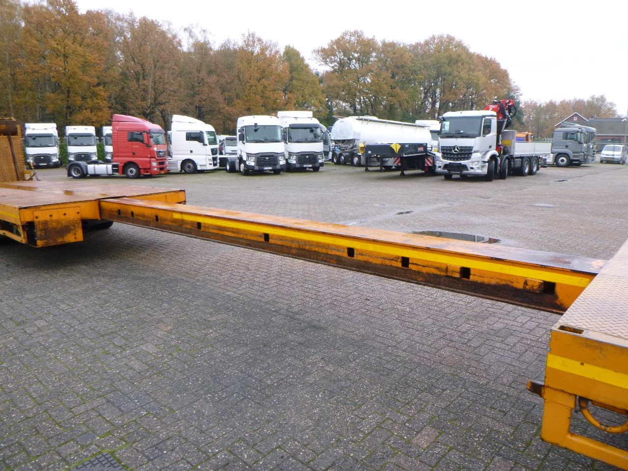 Dieplader oplegger Broshuis 3-axle semi-lowbed trailer E-2190-24 / 47.5 T ext. 15.2m: afbeelding 7
