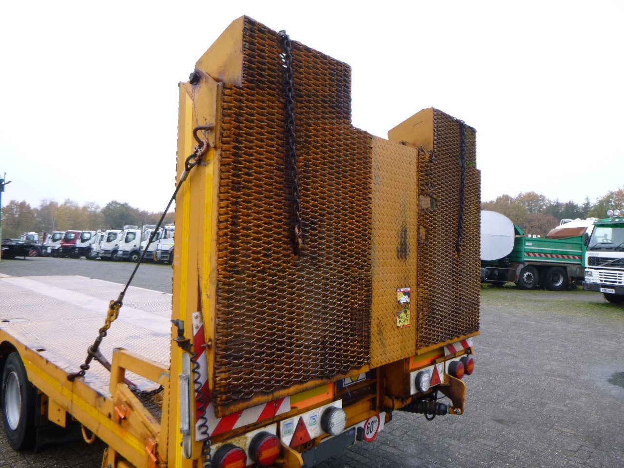 Dieplader oplegger Broshuis 3-axle semi-lowbed trailer E-2190-24 / 47.5 T ext. 15.2m: afbeelding 14