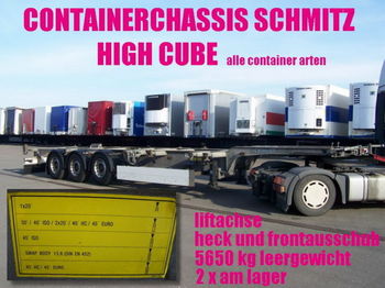 Schmitz SCF 24 G / HIGH CUBE 20/30/40/45 2x vorhanden - Containertransporter/ Wissellaadbak oplegger