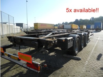 Tirsan CS 40ft + 45ft Normaal en high cube! 5x - Containertransporter/ Wissellaadbak oplegger