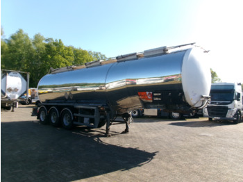 Tankoplegger voor het vervoer van chemicaliën Crane Fruehauf Chemical tank inox 37.5 m3 / 1 comp + pump: afbeelding 2