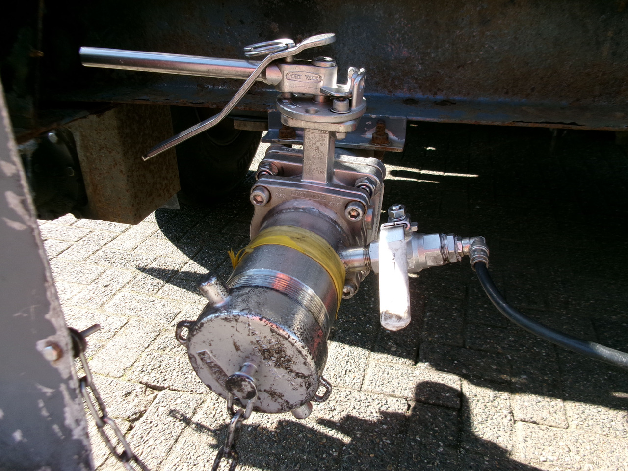 Tankoplegger voor het vervoer van chemicaliën Crane Fruehauf Chemical tank inox 37.5 m3 / 1 comp + pump: afbeelding 14