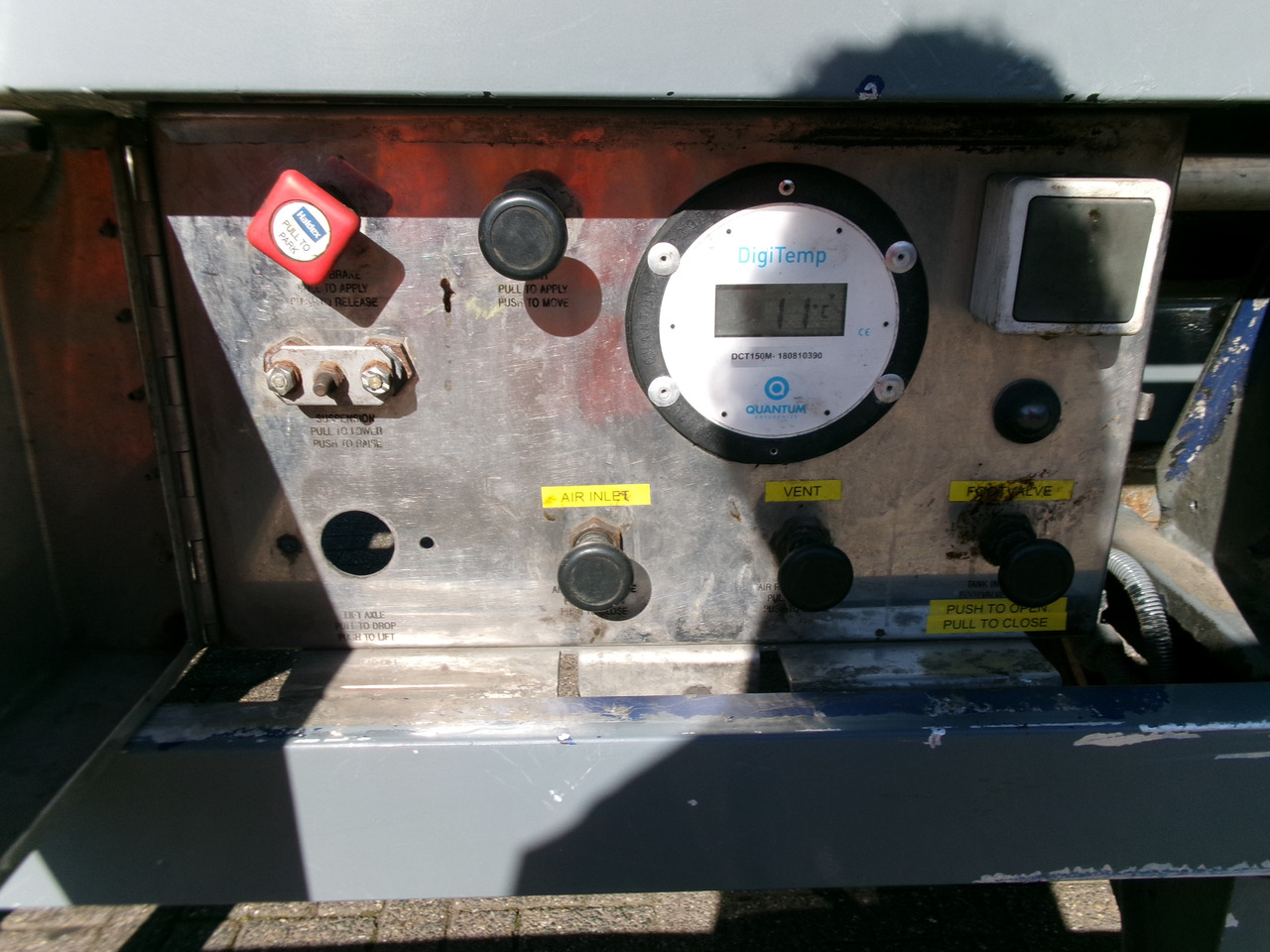 Tankoplegger voor het vervoer van chemicaliën Crane Fruehauf Chemical tank inox 37.5 m3 / 1 comp + pump: afbeelding 19