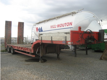 ASCA Machine carrier semi trailer - Dieplader oplegger