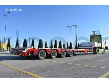 Dieplader oplegger DONAT 4 axle extendable lowbed