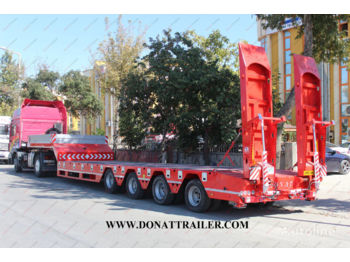 Dieplader oplegger DONAT 4 axle lowbed - extendable