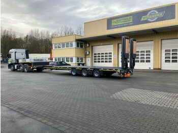 Dieplader oplegger Goldhofer 3-Achs-Semi Stepstar mit hydr. Rampen