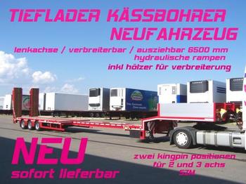 Kässbohrer LB3E / verbreiterbar /lenkachse / 6,5 m AZB - Dieplader oplegger