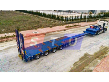 Dieplader oplegger STU 4 AXLE EXTENDABLE LOWBED