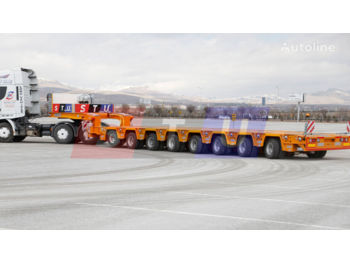 Dieplader oplegger STU 8 AXLE LOWBED- HYDRAULIC STEERING AXLES