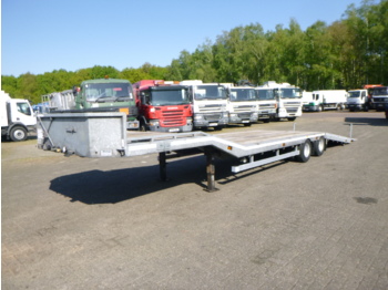 Veldhuizen Semi-lowbed trailer (light commercial) 10 m + winch + ramp - Dieplader oplegger