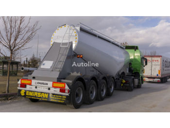 Nieuw Tankoplegger voor het vervoer van cement EMIRSAN 4 Axle Cement Tanker Trailer: afbeelding 1