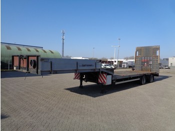 Dieplader oplegger FORMAT 2 axle, Hydr. Rampen, SAF, Belgium trailer, TOP!: afbeelding 1