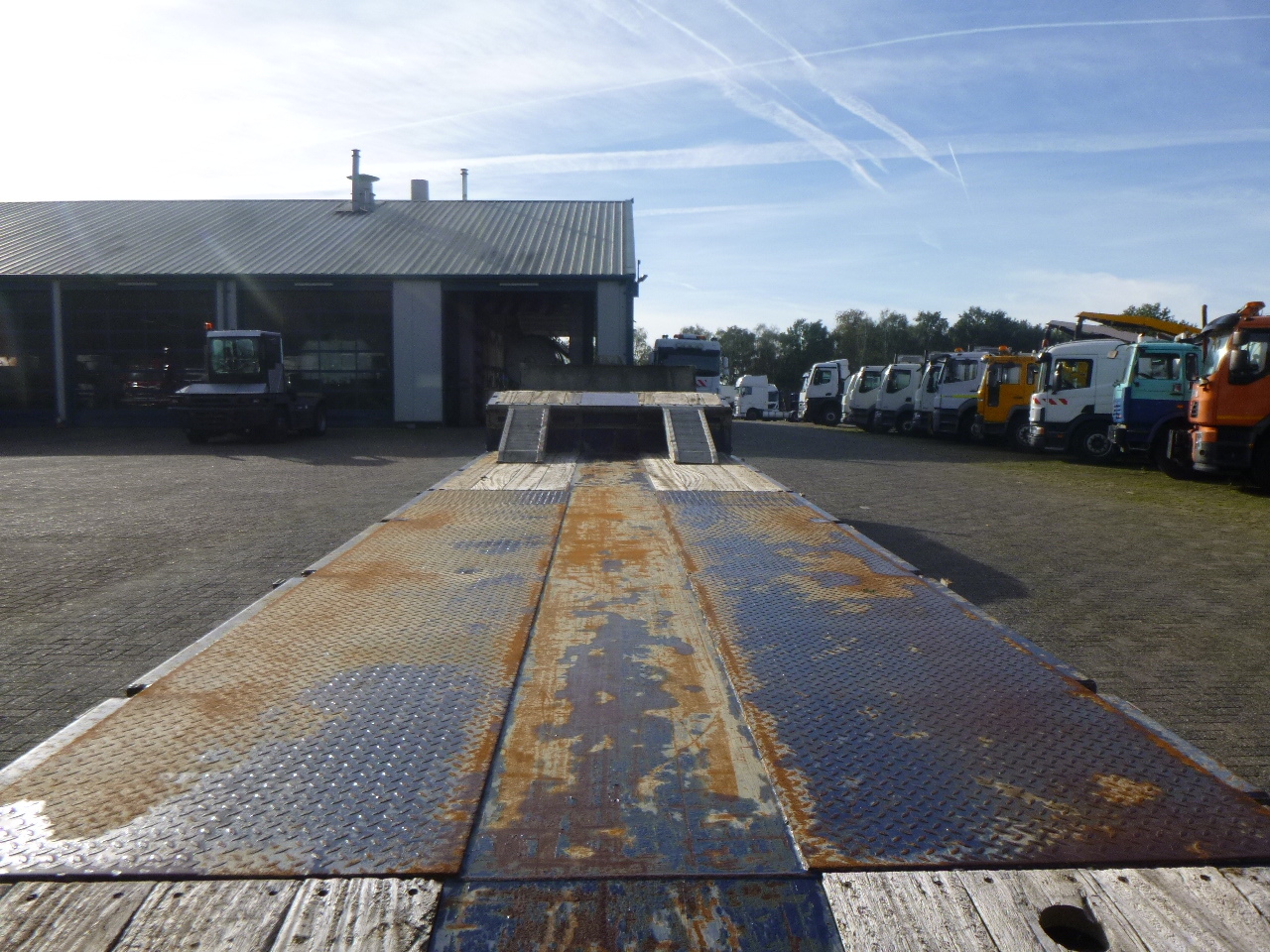 Dieplader oplegger Faymonville 3-axle semi-lowbed trailer 50T + ramps: afbeelding 9