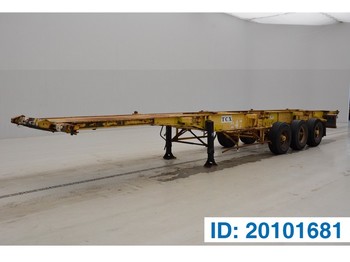Containertransporter/ Wissellaadbak oplegger Fruehauf Skelet 20-30-40 ft: afbeelding 1