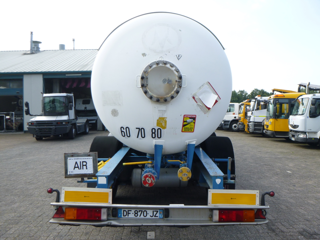 Tankoplegger voor het vervoer van gas Guhur Low-pressure gas tank steel 31.5 m3 / 10 bar (methyl chloride): afbeelding 5