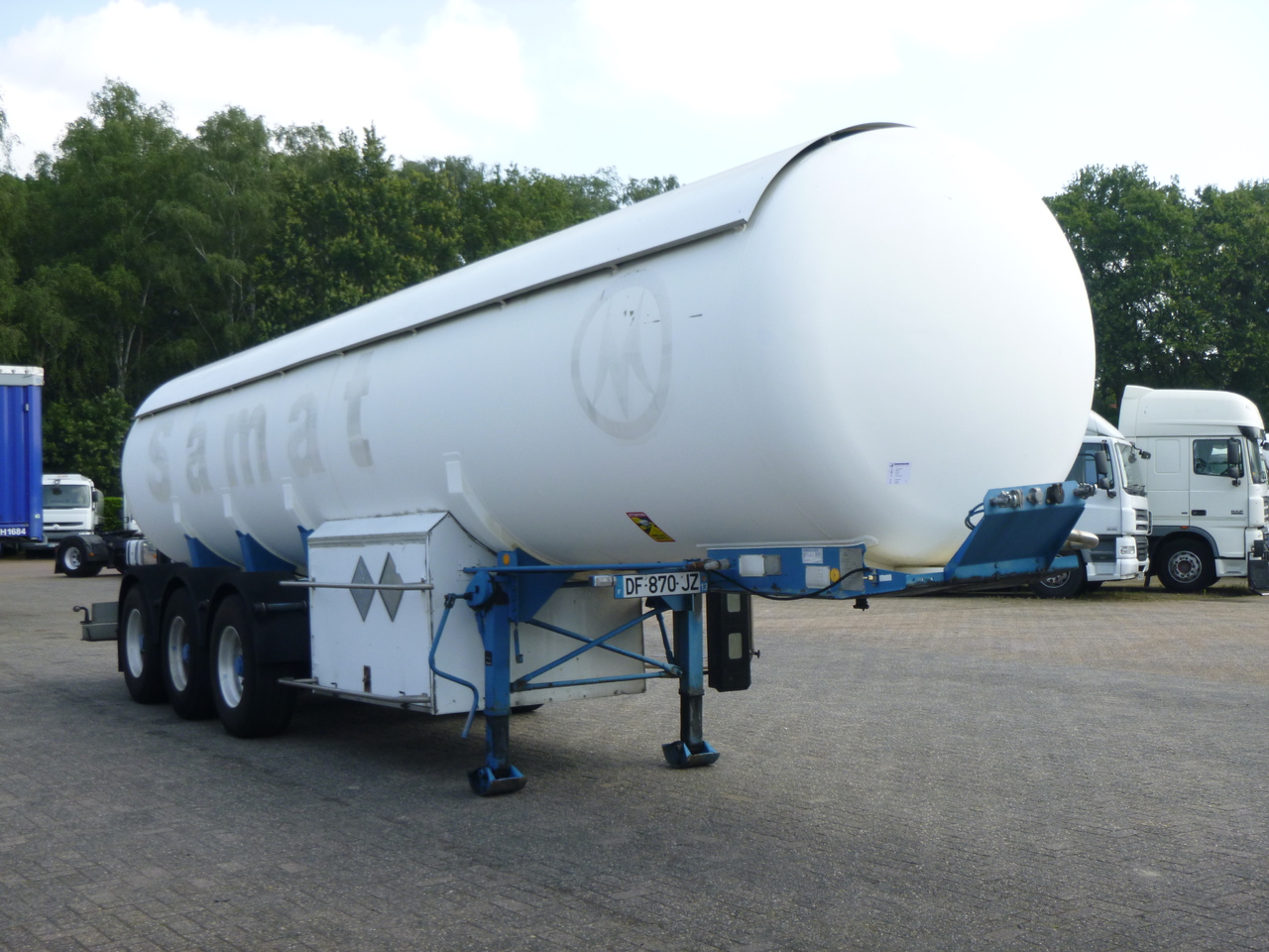 Tankoplegger voor het vervoer van gas Guhur Low-pressure gas tank steel 31.5 m3 / 10 bar (methyl chloride): afbeelding 2