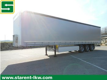 Huif oplegger Schmitz Cargobull Tautliner, Liftachse, Palettenkasten